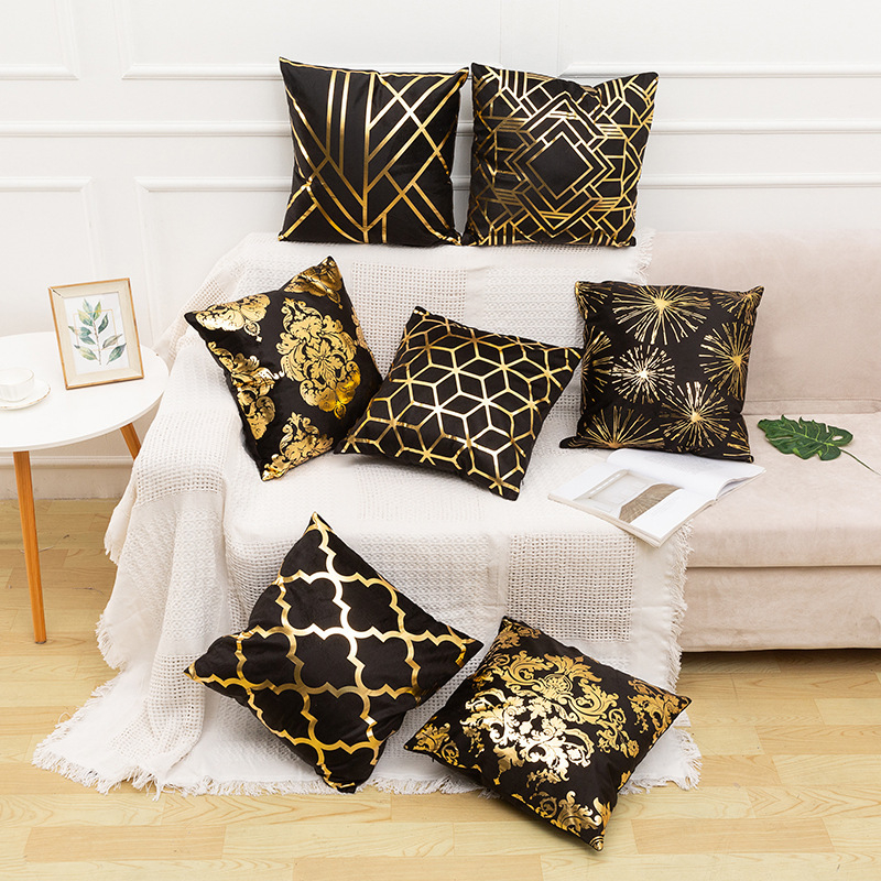 Gold Series Pillow Cushion Cover / Sarung Bantal Bludru Sofa Kursi Vintage