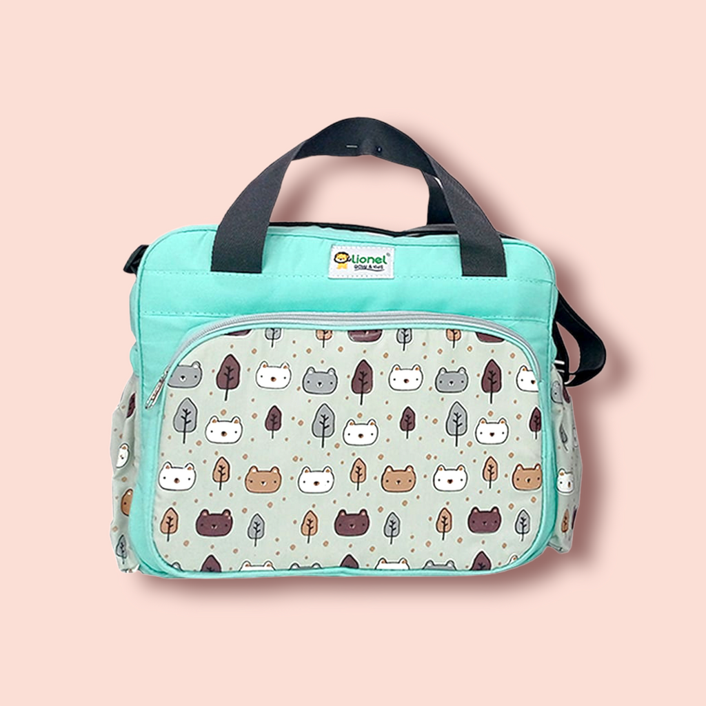 TAS SEDANG BAYI WHITE BEAR SERIES