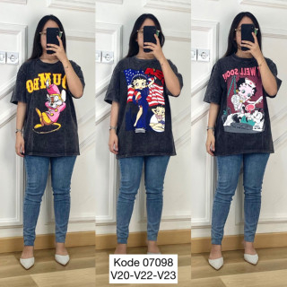 Baju Atasan Kaos Wanita I Baju Atasan Wanita Korea I Kaos Bangkok Import Wanita I Kaos Wanita Import