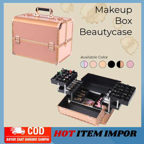 MB-B331 Box Makeup /Tempat Kosmetik /Kotak Kosmetik /Tempat Perhiasan /Ukuran 37cm x 23.5cm x 28cm