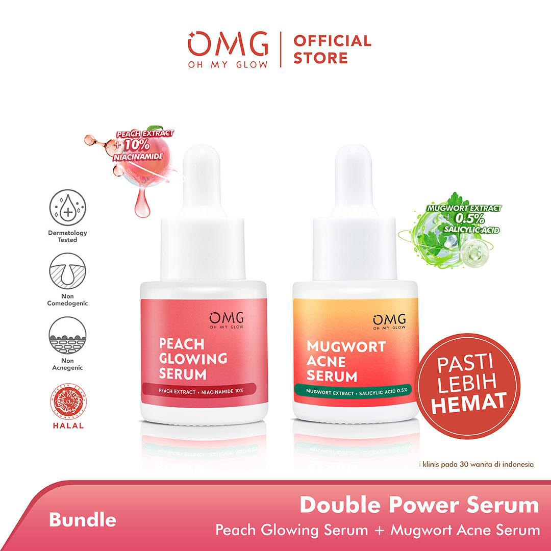OMG Double Power Serum - Kulit Cerah dan Bebas Jerawat
