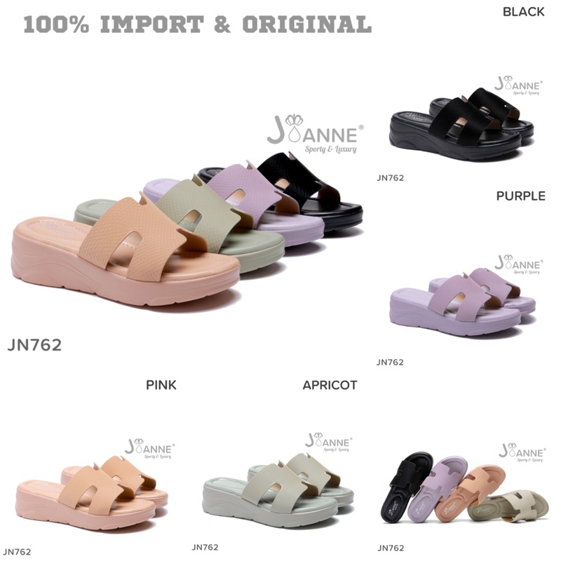 [ORIGINAL] JOANNE Wedges Sandals Shoes Sepatu Wanita #JN762