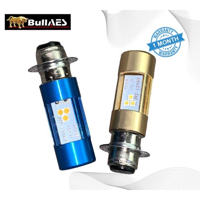 LAMPU LED MOTOR PUTIH KUNING H6 COB 6 LED CNC AOZOOM LED MOBIL