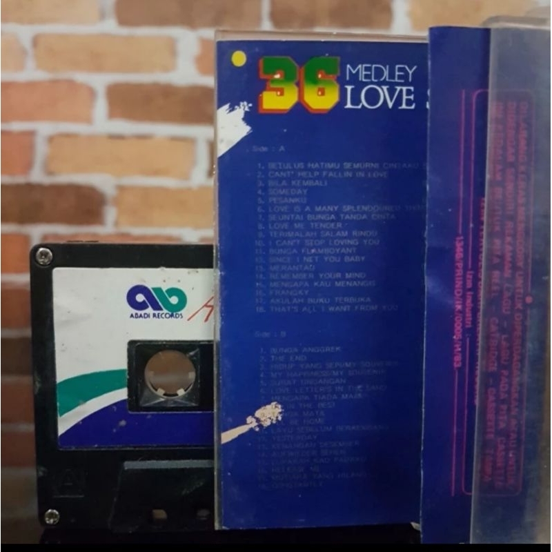 Kaset Pita 36 Medley Love Songs