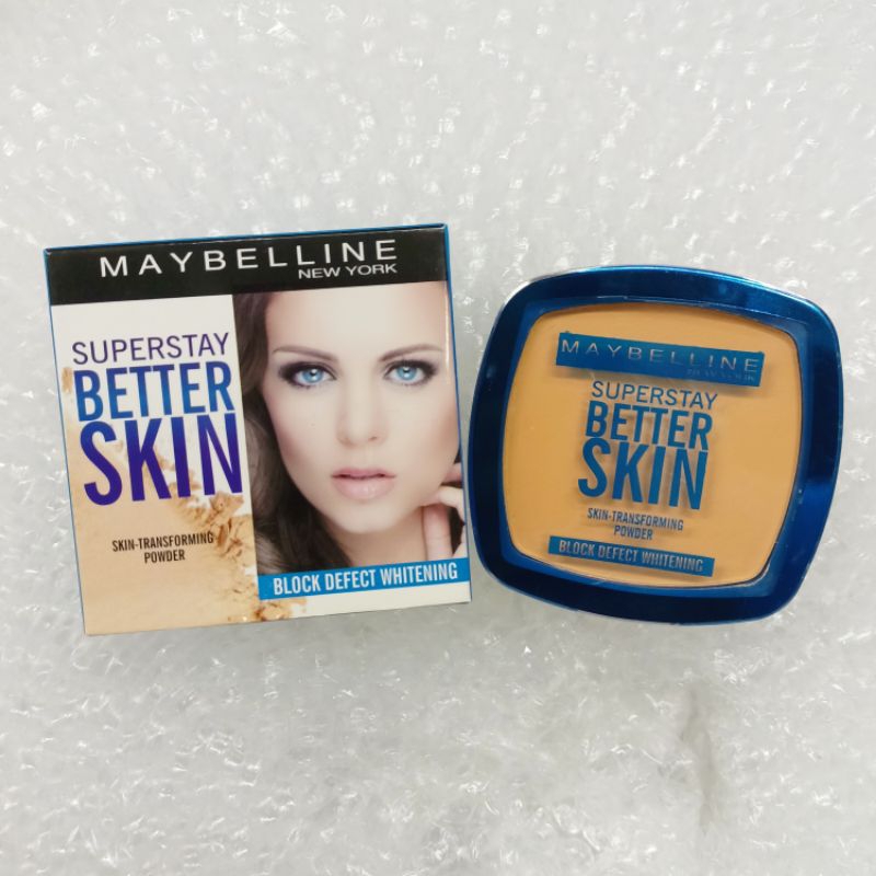 BEDAK MAYBELINE 2IN1 BETER SKIN POWDER