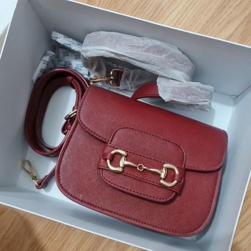 SNY mini Jackson Bag Maroon preloved