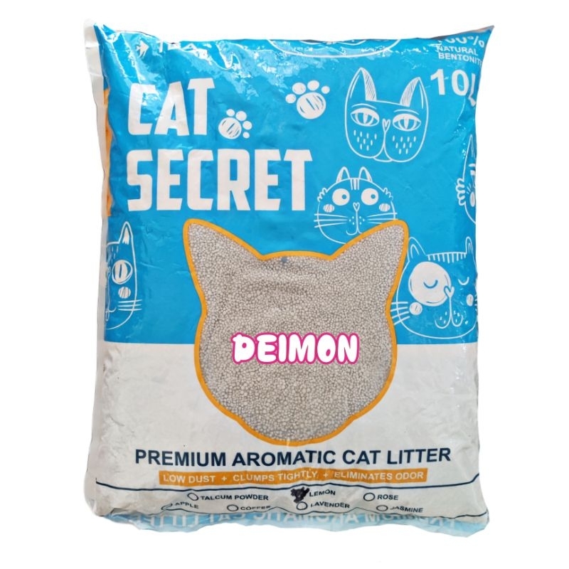 Pasir Kucing Cat Secret Gumpal Wangi 10L