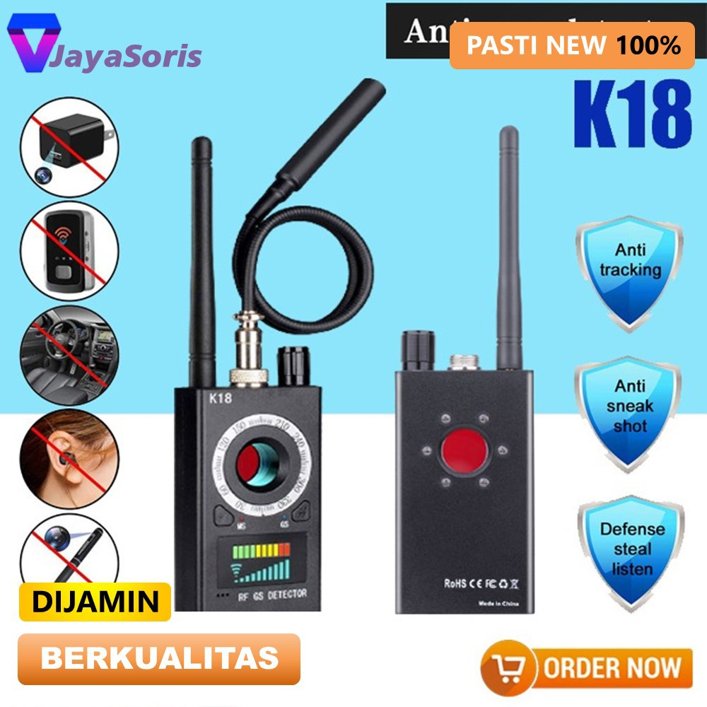 ALAT PENDETEKSI KAMERA TERSEMBUNYI DETEKSI DETECTOR ANTI SPY CCTV ANTI SADAP JS13