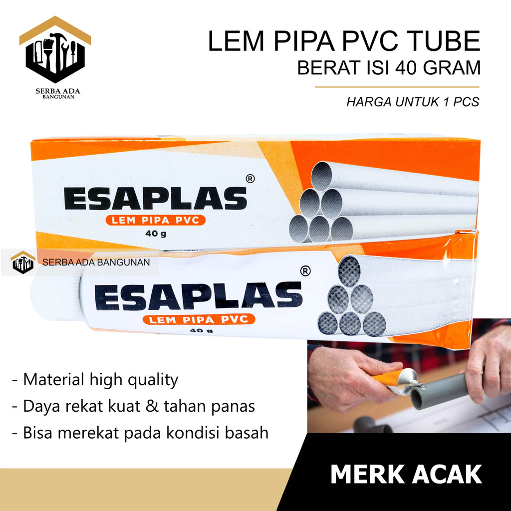 Lem Pipa Pusaka88 tube lem pipa pvc lem paralon lem PVC tube murah