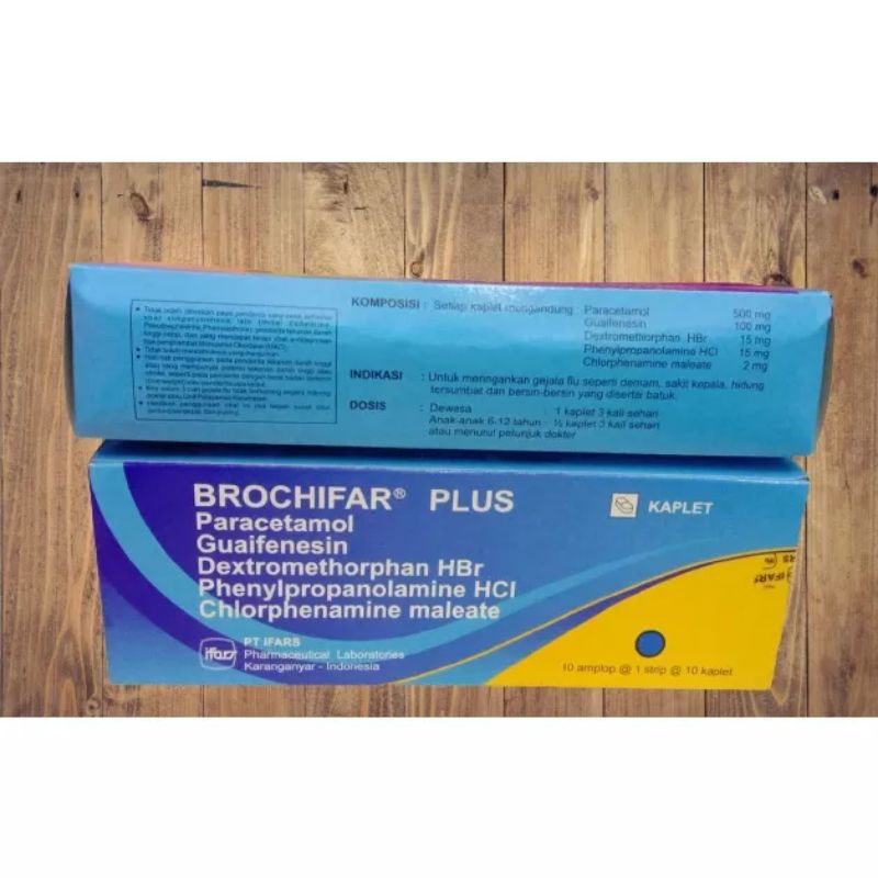 BROCHIFAR PLUS TABLET 1 STRIP @10 TAB - ED 01/2026