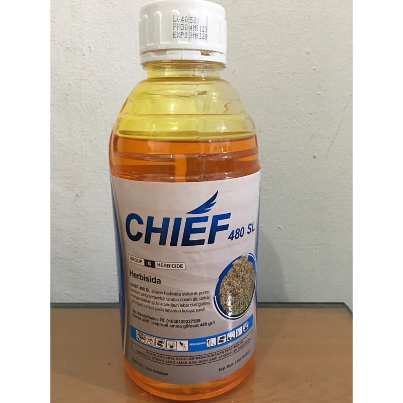 CHIEF 480 SL herbisida sistemik 1 Ltr untuk mengendalikan gulma berdaun lebar dan gulma golongan rum