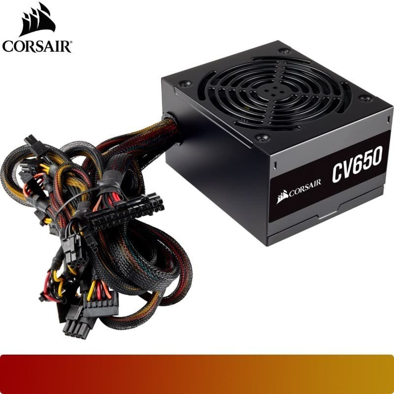 CORSAIR - CV650 80 Plus Bronze 650 Watt ATX Power Supply