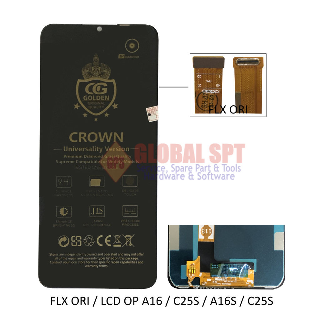 FLX ORI / LCD TOUCHSCREEN OPPO A16 / C25S / A16S / C25S