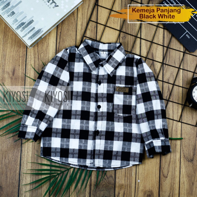 KIYOSI Kemeja Anak Flanel Laki Laki Lengan Panjang Best Seller 1- 6Tahun(4)