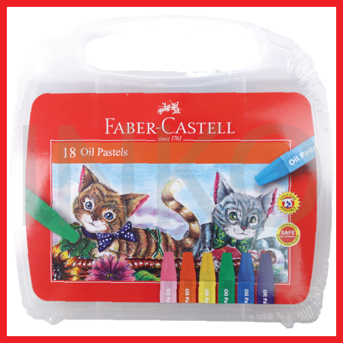 

FABER CASTELL HEXAGONAL OIL PASTEL 18 ECO