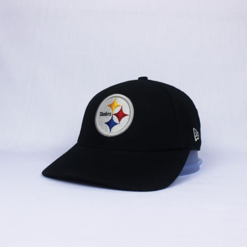 Topi Baseball New Era 9Forty Steelers Black OSFA Adjustable Second Murah Original