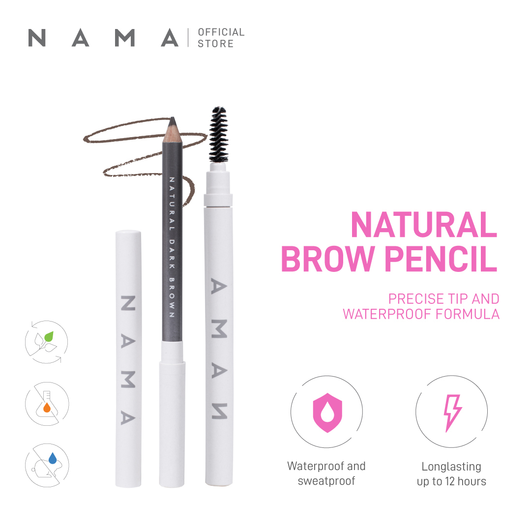 NAMA Natural Brow Pencil | Pensil Alis Serut Natural