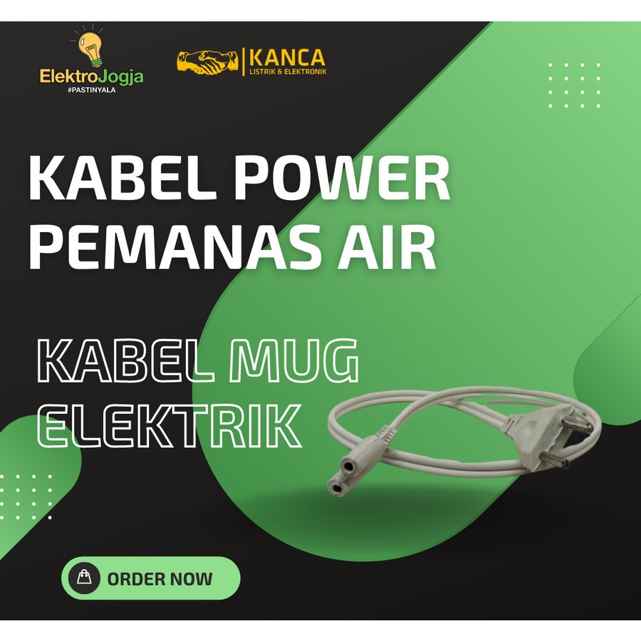 KABEL TEKO LISTRIK PLASTIK/KABEL MUG LISTRIK/KABEL KETEL LISTRIK