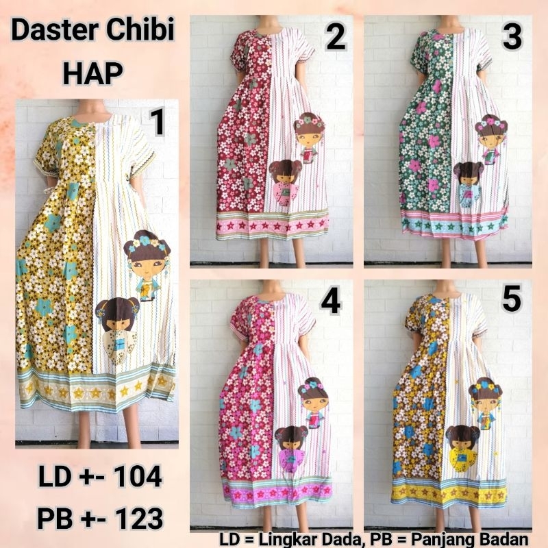 DASTER CHIBI LENGAN HAP LD 100-102CM ADEM BUSUI FRIENDLY PRWD + BJBG