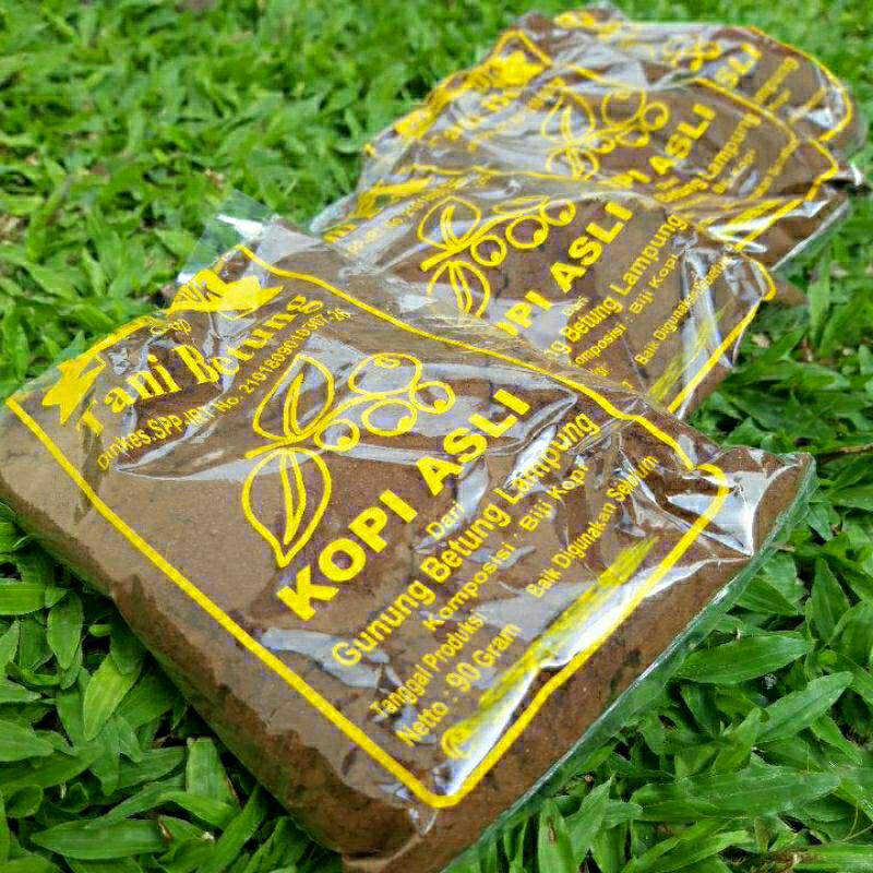 Kopi Robusta Bubuk Cap Tani Betung (TB) 90 gr Kopi Asli Dari Gunung Betung Lampung