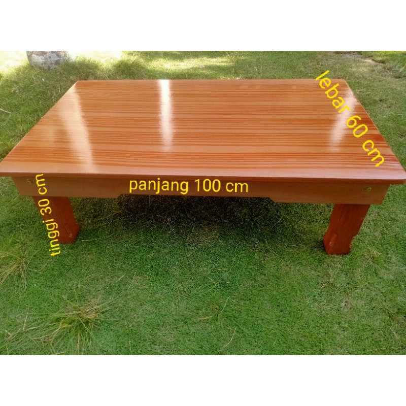 Meja Korea Meja Lesehan Meja makan Meja lipat kuat dan besar100x60x30