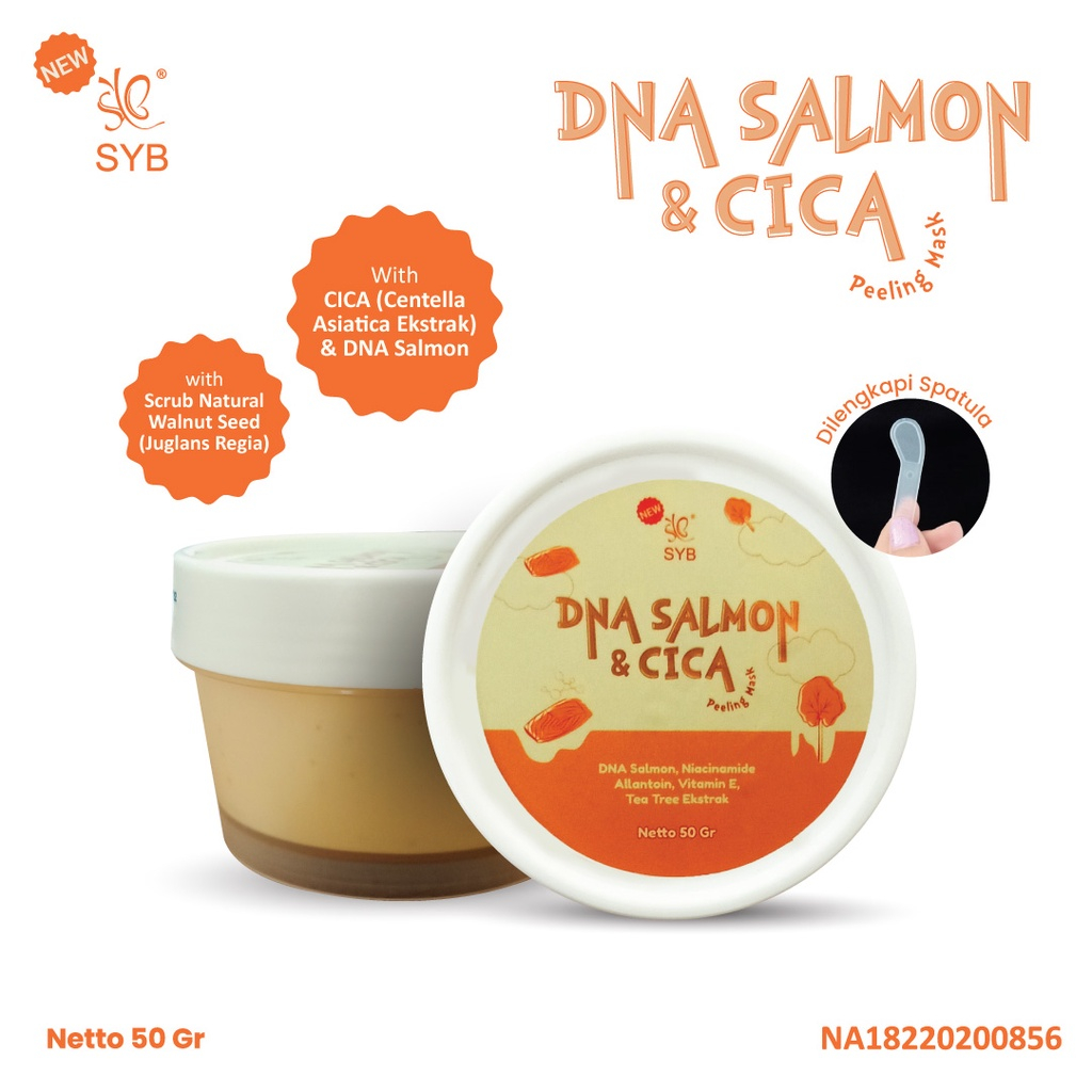 QEILA - SYB Cica Peeling Mask 50gr | Mugwort &amp; DNA Salmon