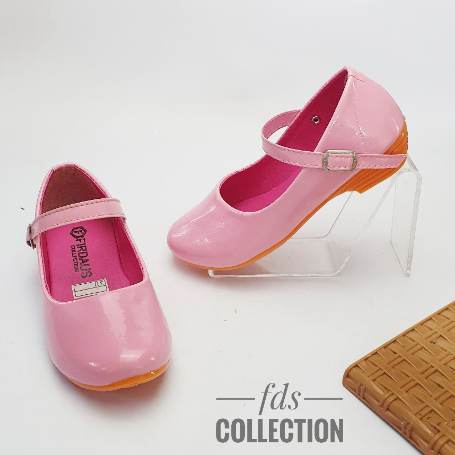 Sepatu anak terbaru perempuan flat shoes anak prempuan pareasi polos