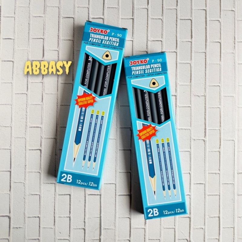 

Pensil kayu Joyko 2B Segitiga P-90 ( per 6 Pcs )