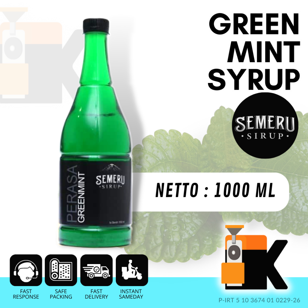 

Kieta Roastery - Syrup Semeru Green Mint 1100ml