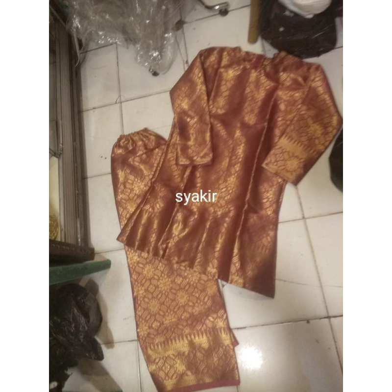 baju penari bahan songket