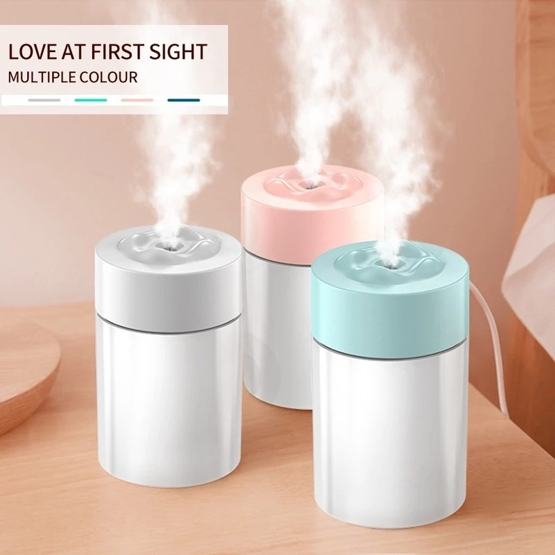 Humidifier Diffuser Aroma terapi Lampu Led Decoration Warna Warni Dekorasi Pelembab Udara  Mini Humidifier 220ml