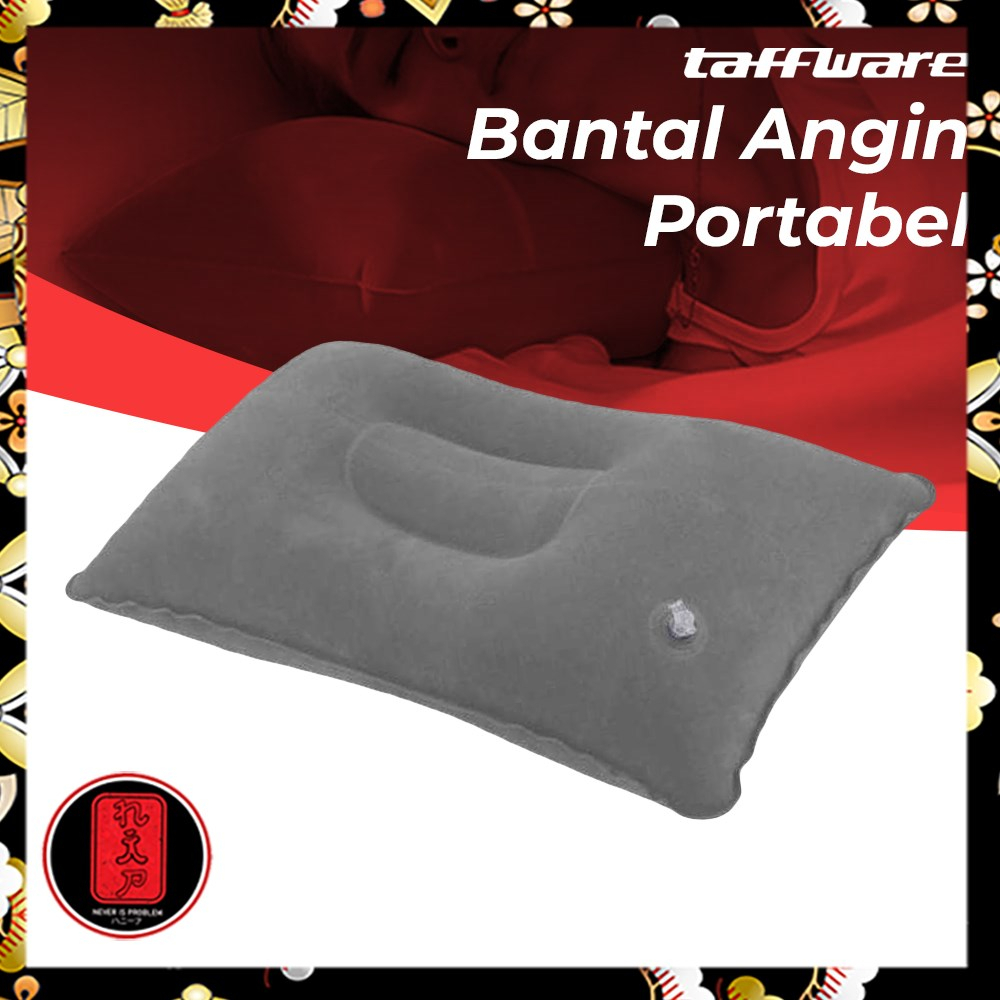 Taffware Bantal Angin Portabel Travel Air Pillow Inflatable