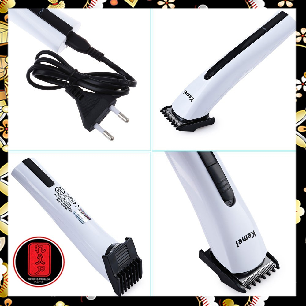 Kemei Alat Cukur Elektrik Hair Trimmer Shaver KM2516 - White