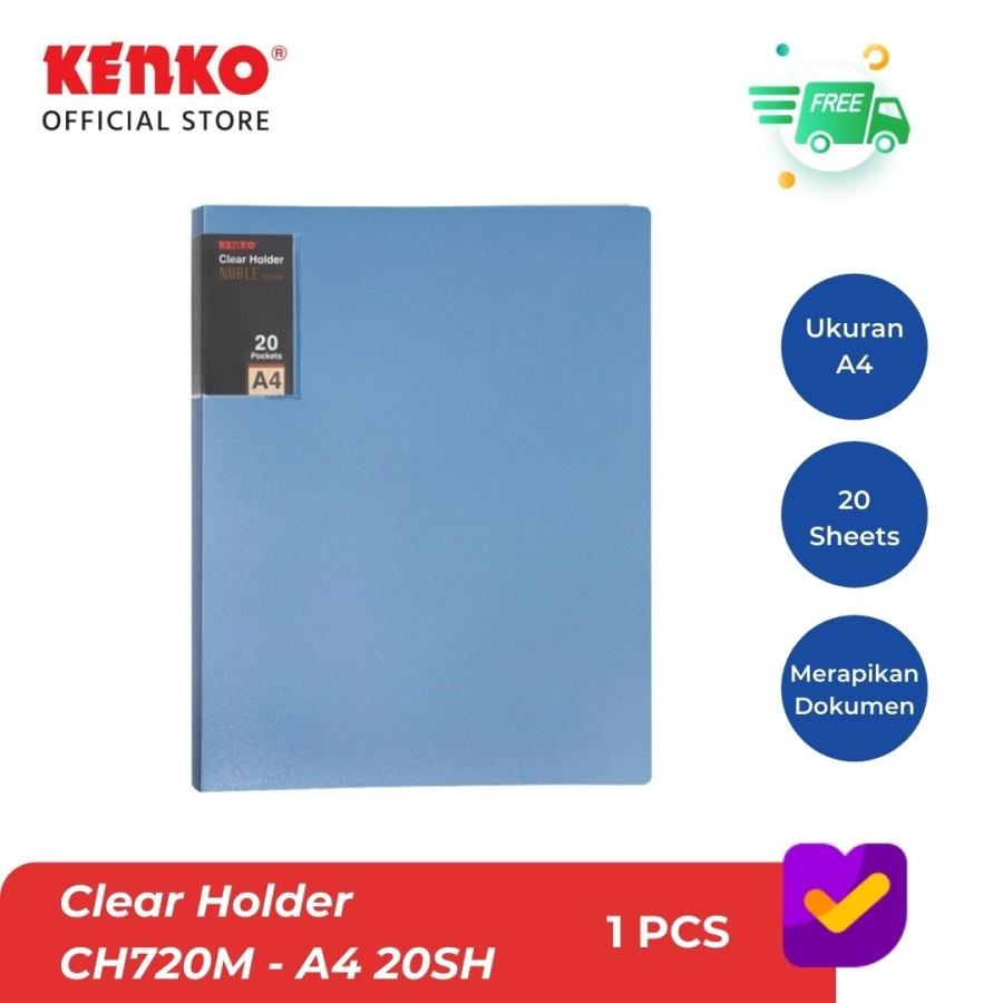 

Map A4 Clear Holder Metallic Kenko 20,40,60 Sheets