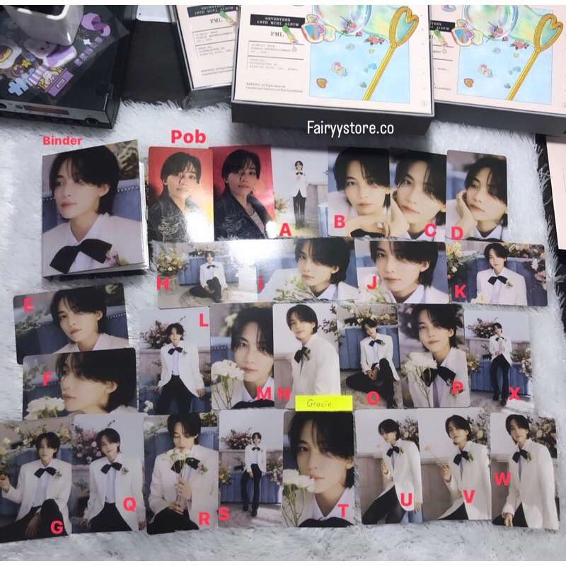 FML CARVER carat version album seventeen jeonghan jh pob JEONGHAN binder booklet photocard official