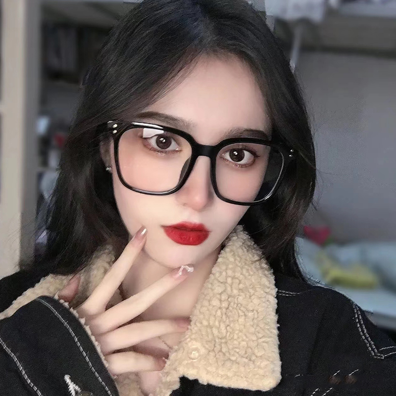 COD❤️Kacamata Anti Radiasi Blue Light Korea Fashion Bulat Eyeglasses Versatile Optical Wanita