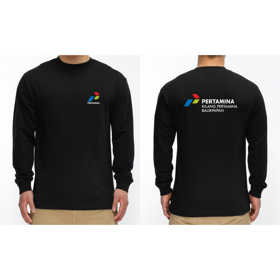T-SHIRT KAOS PERTAMINA KILANG PERTAMINA BALIKPAPAN LENGAN PANJANG