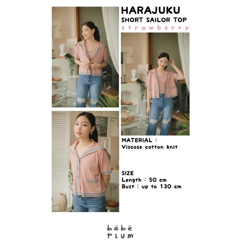 BEBEPLUM - Harajuku Top - Strawberry