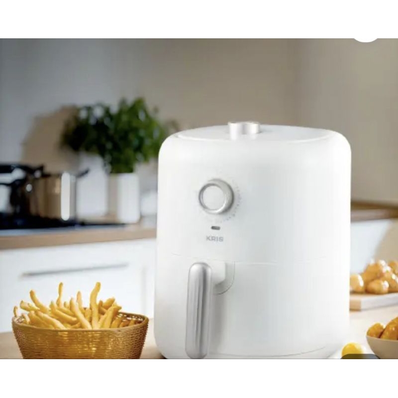 Air Fryer Manual 1000W/Alat Penggorengan Tanpa Minyak KRIS 3.5L-Putih