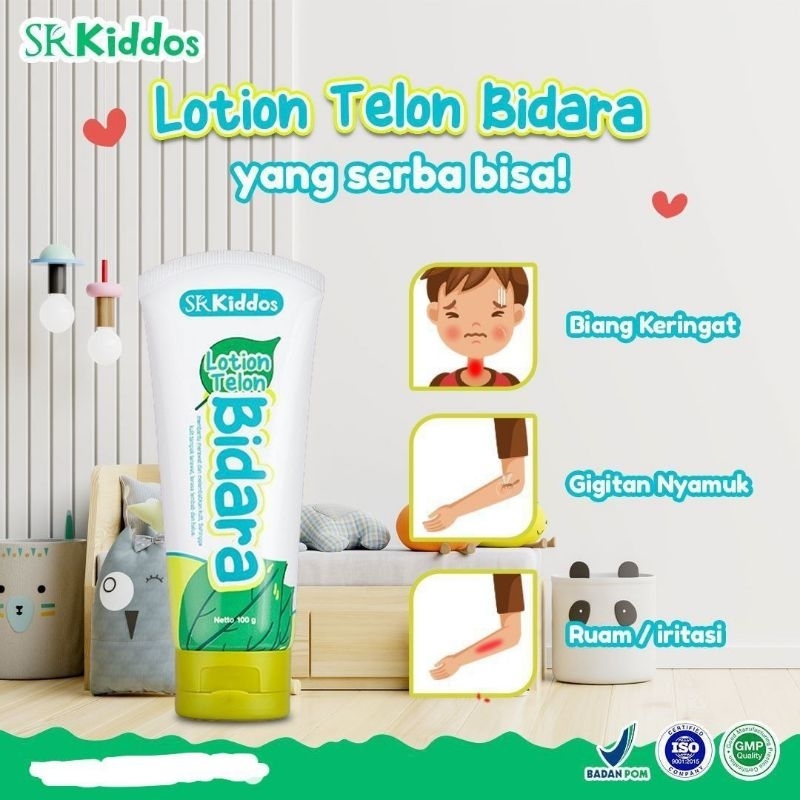 SR12 LOTION TELON BIDARA - LOTION TELON CREAM - LOSION BAYI ANTI NYAMUK - KRIM PENGHANGAT PERUT KEMBUNG