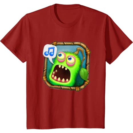 Baju anak My Singing Monsters Furcorn Icon T-shirt baju anak murah Fashion Bayi Fashion Boy Fashion 