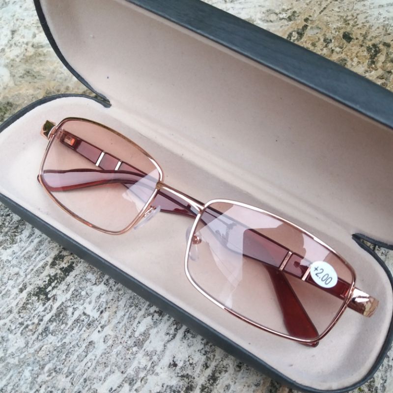 Kacamata Baca Plus 2 Fungsi Jalan Dan Baca Plus 1.00 sd Plus 3.00 Pria Wanita