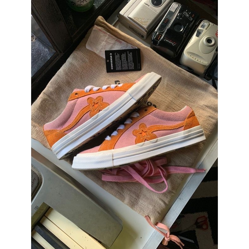 converse one star golf le fleur ox pink orange 70s high low tyler the creator chuck taylor ct