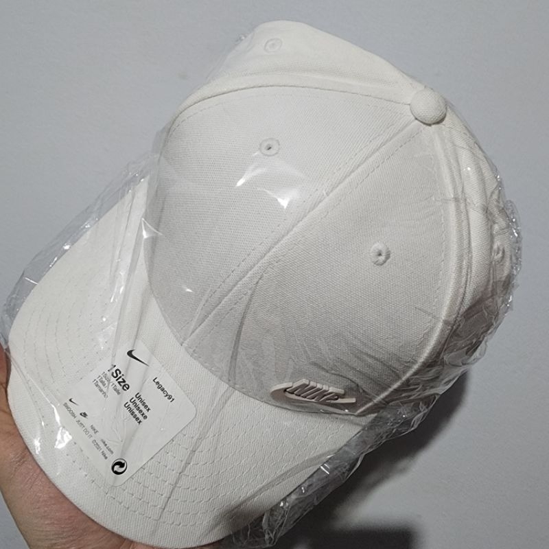 NIKE Legacy 91 Metal Futura Cap White DC3988-100 Topi Original 100%
