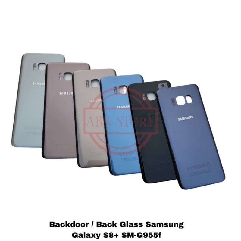 TUTUP BELAKANG BACKDOOR BACKCOVER BACK CASING SAMSUNG GALAXY S8+ / BACK GLASS SAMSUNG S8 PLUS SM-G955F