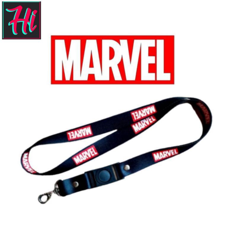 

lanyard MARVEL STUDIOS tali lanyard MARVEL FILMS gantungan kunci name tag id card kartu nama / tali lanyard gantungan leher fullprint