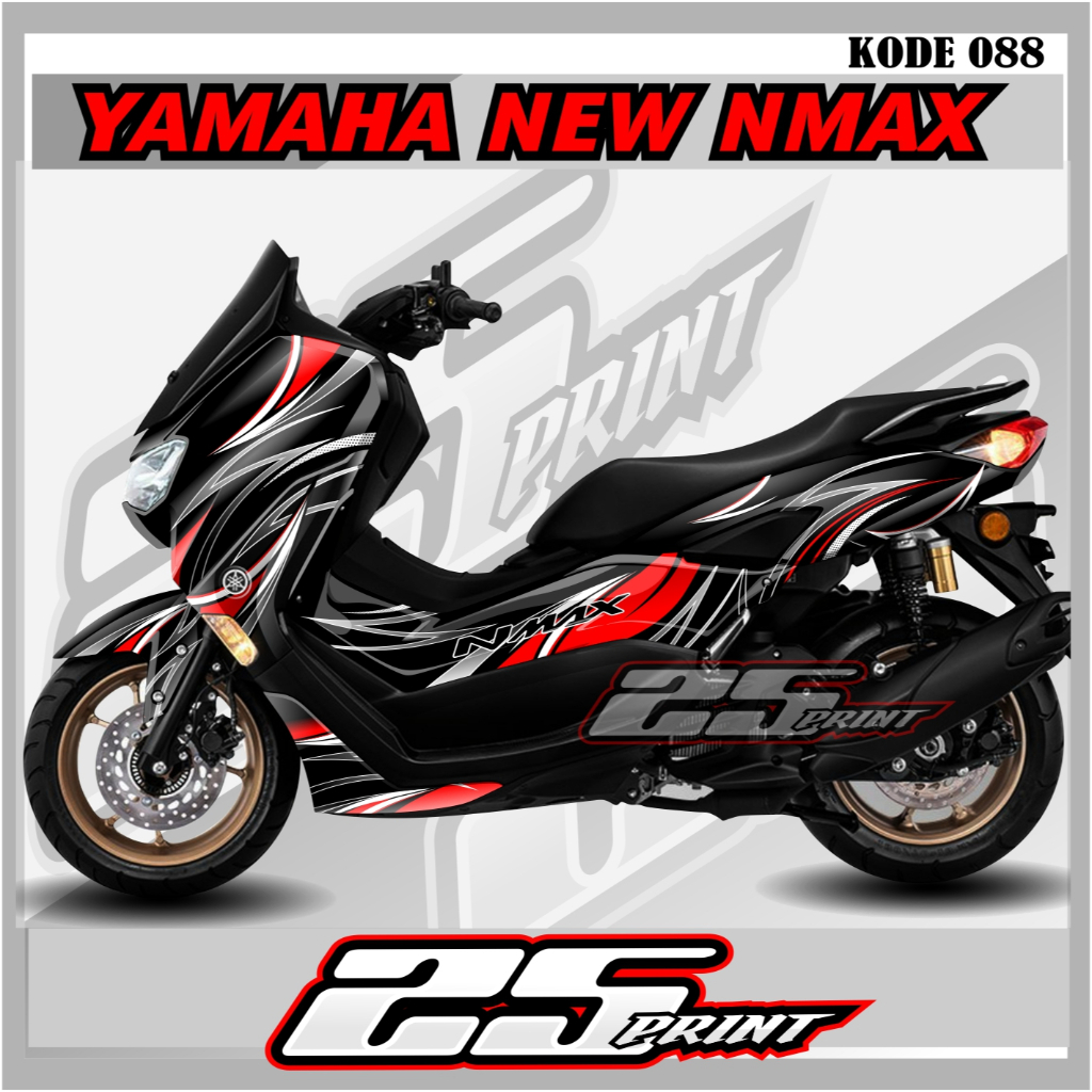 STICKER FULL BODY NMAX 2020-2023 KEREN STIKER DECAL NEW YAMAHA NMAX KODE 088 TERLARIS