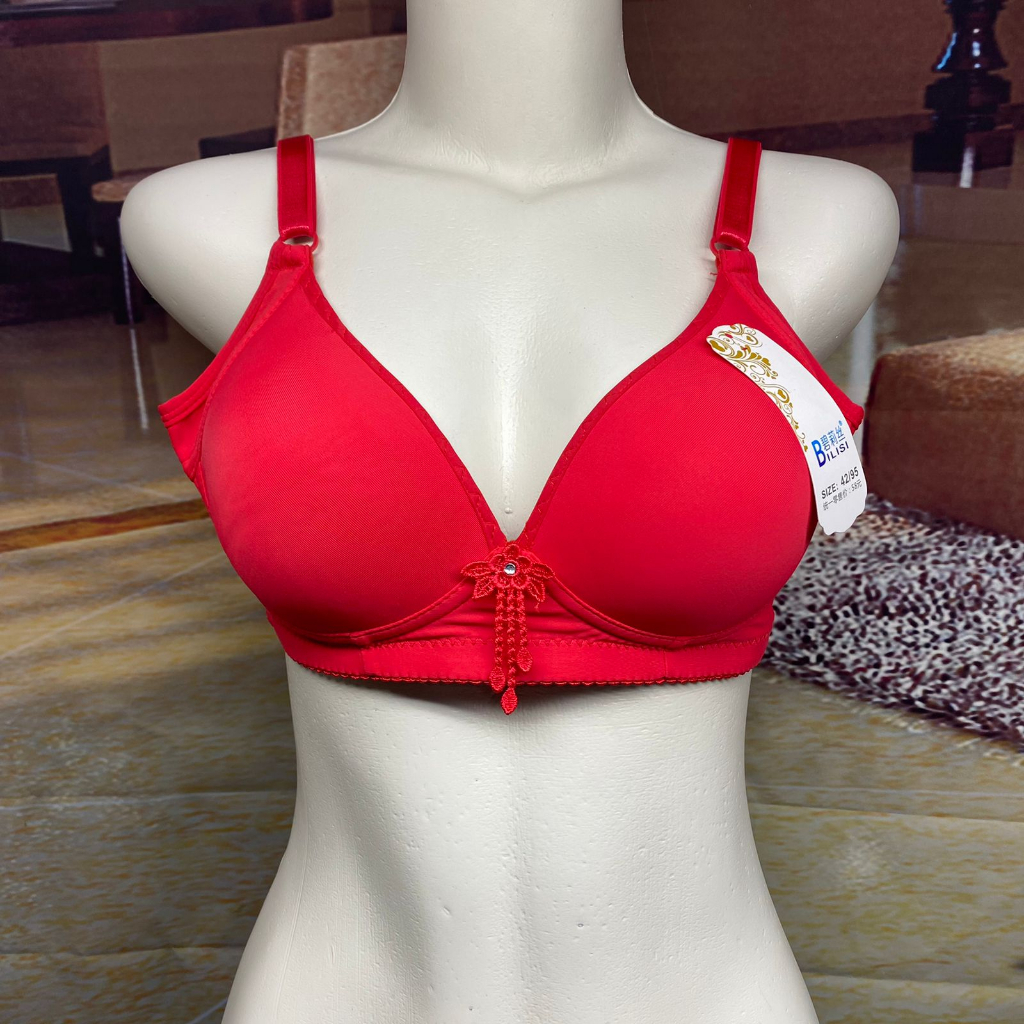 BRA / BH WANITA 890 TIDAK ADA KAWAT BUSA TIPIS SIZE 36-42