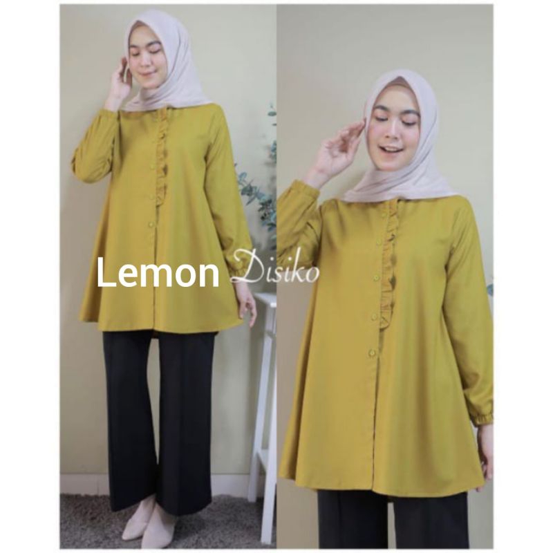 Tunik toyobo Baju Wanita Terbaru / Lala Blouse Desain By Disiko/Blouse Toyobo Premium