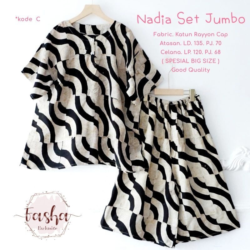 Nadia set jumbo fasha